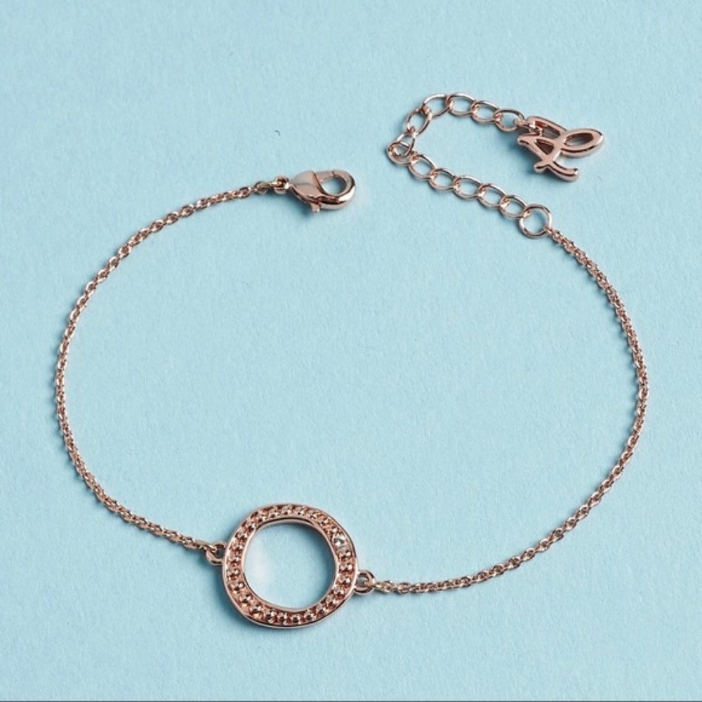Adore Organic Circle Rose Gold Bracelet NWT